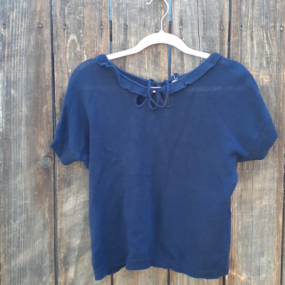 Anthropopgie Moth short sleeved sweater, size XS